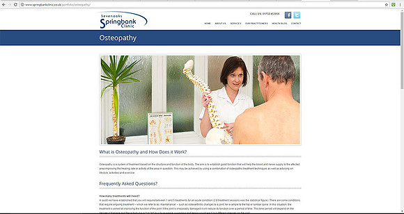 Springbank Clinic - website photography
