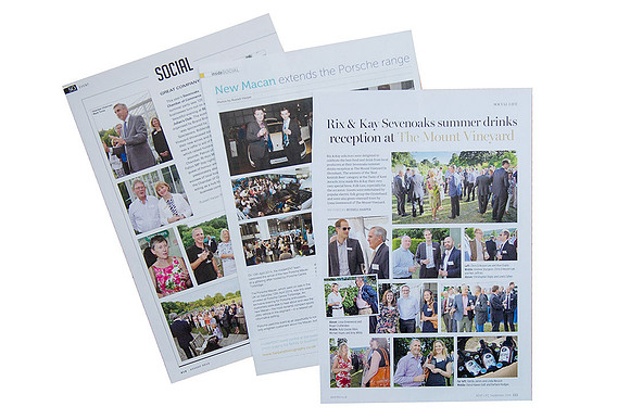 Event photography featured in various publications