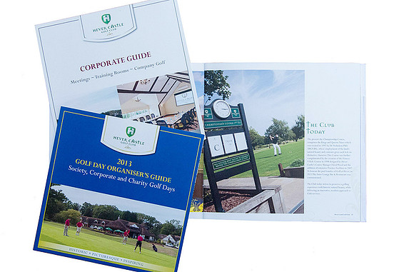 Hever Castle Golf Club brochure photography