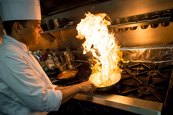 Hotel restaurant photography