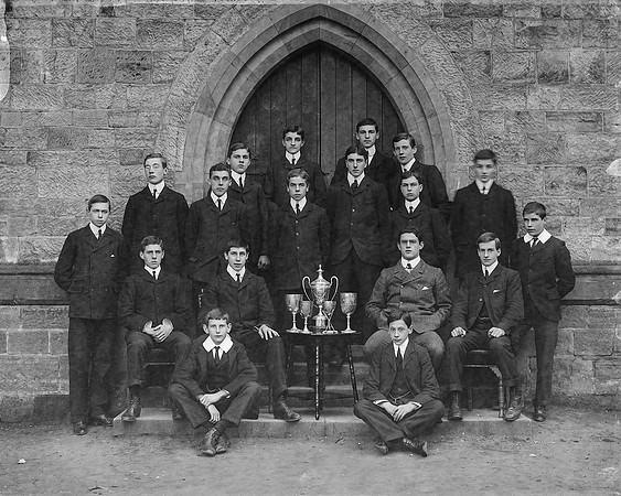 School House XV 1901-1902. Winners of the House Cup