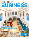Thinking Business magazine cover shot, August 2025