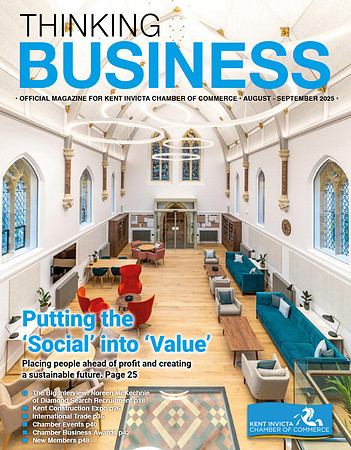 Thinking Business magazine cover shot, August 2025